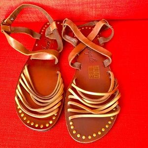 Leather Free People sandals